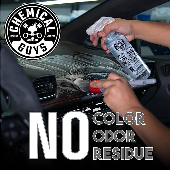 Chemical Guys Nonsense, Odorless Cleaner For Car Interior and Exterior All Purpose Cleaning Spray for Vinyl, Rubber, Plastic, Carpet, Upholstery, and Engine Bays Foaming Deep Cleaning Formula 16 oz