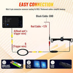 AHD 1080P License Plate Backup Camera - Car Reversing Camera with Clear Night Vision & IP69K Waterproof -170 Degree Wide Angle Rear View Camera - for Vehicle Car Truck SUV RV Reverse Parking