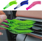 Car Detailing Kit-Car Wash Kit-Detailing Brush Set- Cleaning Kits with Windshield Cleaner and Wash Sponge-Car Interior Cleaning Kit-Car Cleaning Supplies for Windows, Dashboard, Air Vents (green)