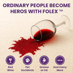 FOLEX Instant Carpet Spot Remover 128 oz - Powerful Stain Remover for Carpets, Upholstery & Rugs - Eliminates Pet Stains, Grease, Red Wine, Food, Makeup & More - With Reusable Cleaning Cloth - 2 Pack