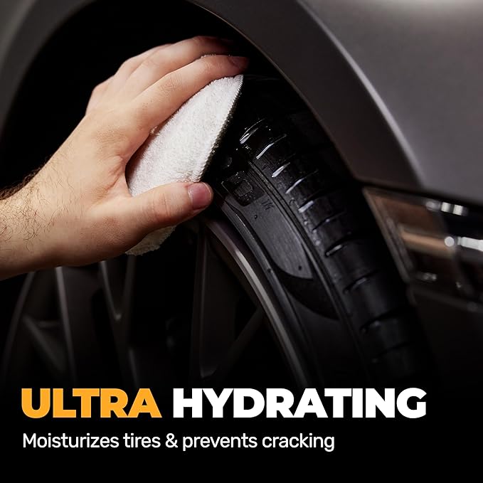 Nexgen Tire Dressing (16oz) - Long-Lasting Tire Shine & UV Protection - Repels Dust & Debris - On-the-Go Car Detailing - Car Cleaning Supplies - For Tires, Dashboards, & Trim