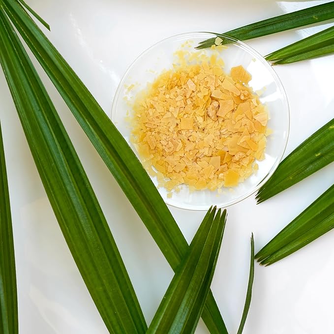 Organic Carnauba Wax - USDA Certified Organic, Non-GMO, Sustainably Harvested Plant Based Wax; 4oz