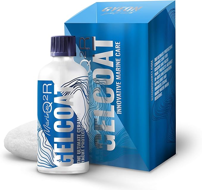 Gyeon Marine Gelcoat Ceramic Coating – Ultra Gloss – sio2 Hard – Deep Shine - Single Layer – Water Spot Resistant - Extreme Durability 100ml - Ceramic Coating for Boats, Yachts & Watercrafts