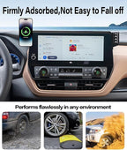 Car Phone Holder for Toyota Grand Highlander/Grand Highlander Hybrid 2024 2025 2026 Accessories Apply to 12.3 Inch Touchscreen 15W Fast Wireless Charger Screen Fixed Clip Cell Phone Mount