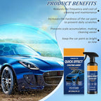 2PCS Advanced Car Quick-Acting Coating Agent Spray, Car CoatingSpray, Car Scratch Wax Polish Spray Waterless Wash, DurableCar ShineSpray, Oil Film Emulsion Glass Cleaner