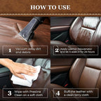 Leatherique Prestine Clean 8 oz | Leather Cleaner & Conditioner for Cars, Furniture, Saddles & More | Gently Removes Dirt, Oils & Impurities | Works Alone or with Leatherique Rejuvenator Oil
