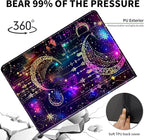 Case for 7" Kindle Paperwhite 12th Generation 2024 & Kindle Colorsoft Signature Edition,Leather Folio Adjustable Stand Cover Auto Wake/Sleep for Kindle Paperwhite 2024,Purple Glitter Moon