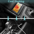 Car Wireless Phone Charger for Audi Q5 2018-2024/SQ5 2018-2022 2024 Center Console,Charging Pad Mat for Audi Q5 SQ5 2018 2019 2020 2022 2023 2024 Accessories Interior (Not fit SQ5 2023)