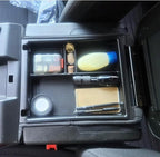 Center Console Organizer for 2019-2026 Chevy Silverado/GMC Sierra 1500, 2020-2026 Silverado/Sierra 2500HD 3500HD Accessories Armrest Storage Tray (Applicable only to Split Bench Seat)