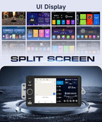 4G+64G Android Car Stereo for Chevrolet Chevy Silverado Impala Tahoe GMC Sierra Yukon Hummer H2 with Wireless CarPlay Android Auto, 7” Touchscreen Car Radio GPS WIFI SWC BT 32EQ Backup Camera