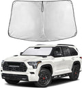 EcoNour Windshield Sunshade Compatible for Toyota Sequoia 2023-2024 2025 2026, Sun Visor for Front Windshield & Window Sun Shade Cover, UV Heat Blocker & Protector, Car Accessories