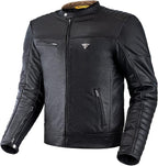 SHIMA Winchester 2.0 Motorbike Jackets for Men AirForce Back Protector Armour Riding Leather Motorcycle Jacket Summer Bikers Ventilated Armoured Bike Motorcycles (Mens, Black, 3XL)