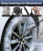 9Pcs Wheel Brush, Tire Brushes for Cleaning Tires, Durable Rim Brush & Car Wheel Brushes for Cleaning Wheel and Tire, Car Detailing Brush for Cars, Trucks, RVs, Motorcycles, Room, Corner