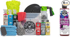 Chemical Guys CWS20716FG 10-Piece Arsenal Builder Car Wash Kit, Foam Gun, Bucket (3) 16 oz Car Care Cleaning Chemicals (Works w/Garden Hose) with Extreme Bodywash & Wax Foaming Car Wash Soap, 16 oz
