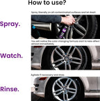 SB3 Decon Professional Fallout Remover - Acid-Free, pH-Balanced Rust Inhibitor with Color-Changing Technology - Rust Remover Spray, Safe for Metal and All Surfaces (16oz)