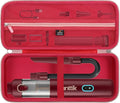 Aproca Storage Case Compatible with Fanttik Slim V8 Apex / V8 Mate / V10 Apex / V10 Mate Cordless Car Vacuum, Portable Bag for Accessories - Red (Case Only)