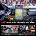 for MagSafe Car Mount Magnetic Phone Holder for Car [2026 Upgraded 22X Magnets & Double-Hooks] Phone Holders for Your Car Stand for Dashboard Vent GPS for iPhone 17/16/15/14/13 Android etc