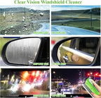 2026 Upgrade Clear Vision Windshield Cleaner with Car Window Cleaner,Automotive Oil Film Cleaning Brush for Car Windows,Clear Vision Glass Cleaner Tool for All Glass Surfaces,Reusable & Streak-Free