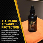 McKee's 37 - Matte Finish Ceramic Coating Kit - Complete Ceramic Coating Kit: Protection & Showroom Shine for Matte Cars