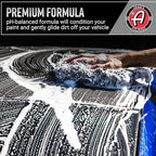 Adam's Car Shampoo 16oz, 2pk - pH Best Biodegradable Car Wash Soap for Foam Cannon, Spray Gun or Bucket - High Foam, Scratch-Free Auto Detailing for Cars, Trucks, RVs & Motorcycles