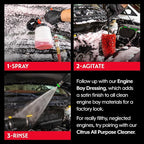Griot's Garage Engine Cleaner for Car, Motorcycle, Boat, RV, and Truck, Oil, Dirt, and Grime Remover, 11158, One Gallon