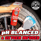 Chemical Guys CLD_998_1602 Sprayable Diablo Wheel Cleaner (Safe on All Wheel & Rim Finishes),16 oz (2 Pack) + MIC_506_03 Premium Microfiber Towels, Gold (16 Inch x 16 Inch) (Pack of 3)