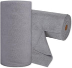 CARTMAN 60 Pack Microfiber Cleaning Cloth, Reusable Tear Away Towels Roll, 12"x12", Multi-Purpose Microfiber Towels Cleaning, Lint Free, Absorbent Cleaning Rags for Kitchen, Car, Glass (Grey)