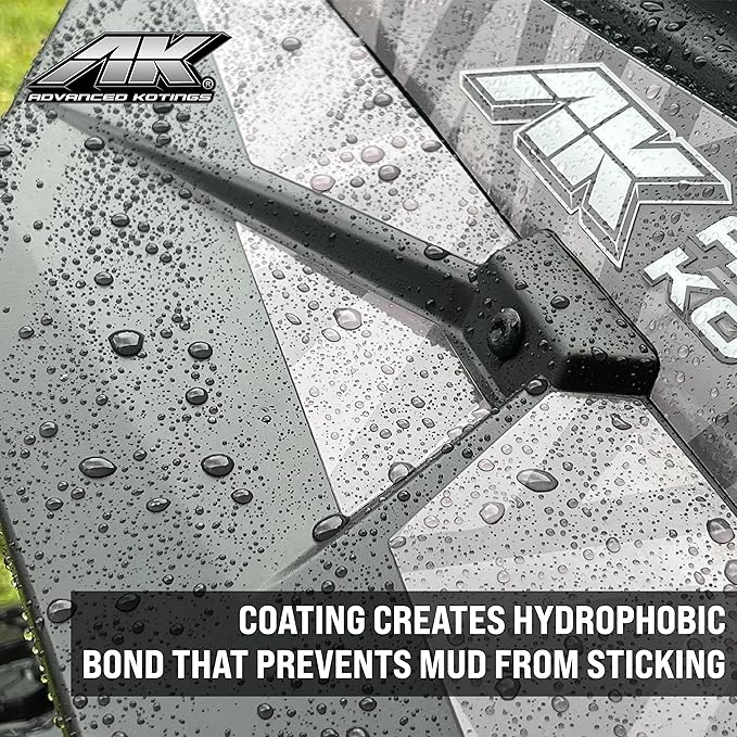 Advanced Kotings EZ-Clean Mud Guard | Ceramic Coating Mud Defender and Repellent | Makes Cleanup Easy for ATVs, UTVs, Dirt Bikes, Vehicles and More | 16 fl oz Spray - 2 Pack