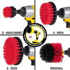 Outdoor Cleaning Supplies - Fountain and Patio Cleaning Brushes - Fire Pit - Scrub Brushes - Concrete Brush - Grout Cleaner - Granite Scrubbing Tool - Headstone Restoration Kit - Garden Statues Brush