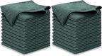 USANOOKS Premium 300GSM Microfiber Cleaning Cloth - 12.5"x12.5" High Performance - 1200 Washes, Ultra Absorbent Microfiber Towels for Cars Undercarriage, Rims & Engine Bay Cleaning - Microfiber Cloth