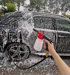 Foam Cannon for Garden Hose，Adjustment Ratio Dial Foam Gun,Car Wash Soap Spray Foamer Red