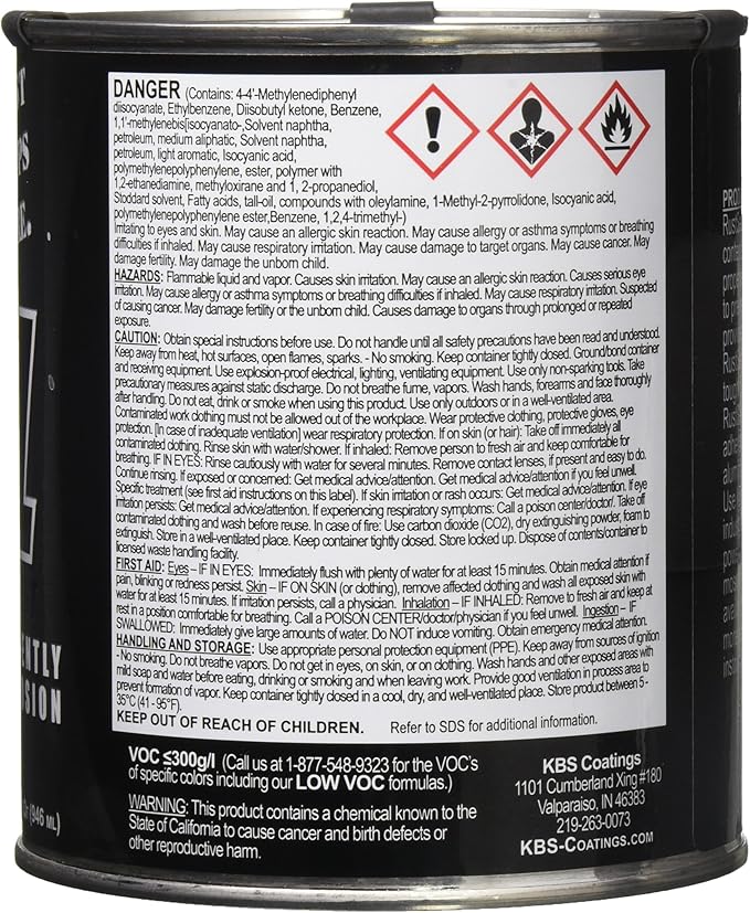 KBS Coatings 4408 Off-White RustSeal - 1 Quart