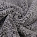 POLYTE Premium Microfiber Cleaning Towel,16x16 in 36 Pack (Blue,Gray,Yellow)