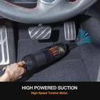 Suds Lab V1 High-Power Cordless Car Vacuum Cleaner (42Kpa) Rechargeable & Long Battery Life (3000mAh) - Portable Handheld Vacuums for Car Detailing, Pet Hair, Travel, Interior Cleaning
