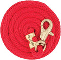 Weaver Equine Performance Lead Rope, Long Horse Lead Rope with Quick Halter Attachment, Soft Comfort Grip, Barn Horse Tack for Daily Use & Showing