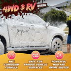 Salty Captain 4WD & RV Wash Detergent – Foaming Car Wash Soap for Foam Cannons, Foam Guns or Bucket Washes – Lab Tested Cleaner for Vehicles with Anti-Rust Protection & Safe on All Surfaces Formula