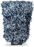 Chemical Guys, The Dually, Dual-Fiber, Wet-Dry Use, Microfiber Wash Mitt, (Car Wash Mitt Great for Car, Truck, SUV, RV, & More) Dark Blue + White, MIC517