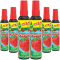 LITTLE TREES Car Air Freshener | Spray Provides a Long-Lasting Scent for Auto or Home | On-the-go Freshness | Strawberry, 6 Air Fresheners