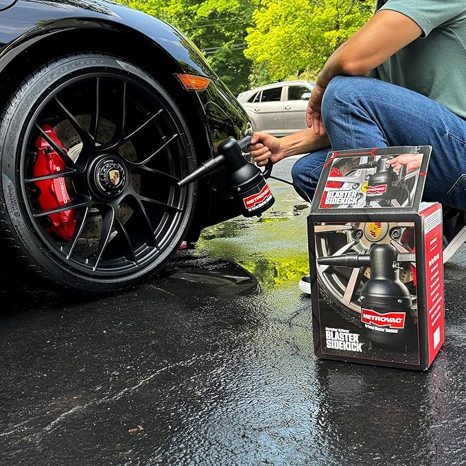 MetroVac Air Force Blaster Sidekick SK-1 Motorcycle & Car Dryer with 14 inches Cord and Matte Finish for Profesional Motorcycle & Car Detailing, Made in the USA