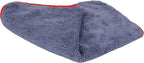 Maxshine 16”x24” Universal 3-Pack Gray Microfiber Towel - 600GSM Red Silk Border, Scratch-Free Towels for Fast Car Washing & Drying - Ideal for Car Detailing