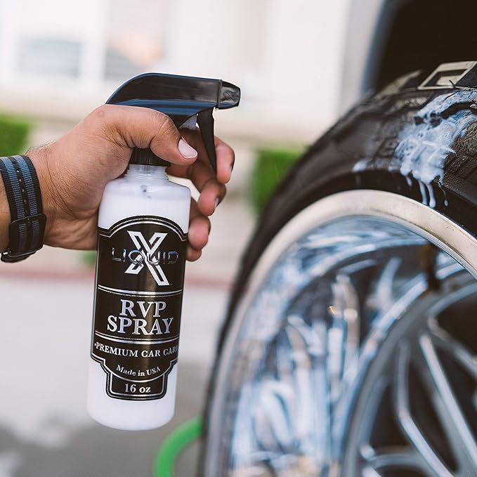 Liquid X Classic RVP Spray Combo - 16oz R.V.P. Spray & Pro Grip Dressing Applicator - Easy Application, Non-Greasy, Longer Lasting Results
