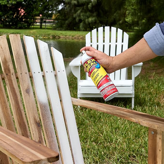 Liquid Rubber Spray Sealant Coating - White, 14 oz