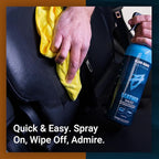 Bling Sauce Platinum: Leather Sauce, 2 in 1 Cleaner and Conditioner for Interior Leather Surfaces, Cars, Trucks, Motorcycles. Nourish Your Leather without the Greasy Look/Feel, Spray On-Wipe Off. 24oz