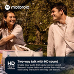 Motorola Nursery PIP12 Baby Monitor Audio Only, Portable and Rechargeable, No WiFi Needed, 1500ft Range HD Sound with Auto Off, Includes Water-Resistant Travel Case