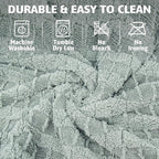 Greenfound Microfiber Towel for Cars, 1000GSM Car Drying Towel, Double Twist Pile & Edgeless Design, No Streaks, Scratches, or Water Spots, Soft and Absorbent, 18"×24", Check Silver&Grey