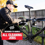 Finish Line Easy-Pro 5 Piece Mechanic’s Bicycle Cleaning Brush Set – Professional-Grade Kit with Chain Keeper, Durable Multi-Surface Brushes