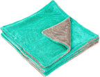 Clean Garage The Twister Small Drying Towels | 4 Pack | 16x16 | Twist Loop 1200 GSM