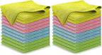 USANOOKS Premium 300GSM Microfiber Cleaning Cloth - 12.5"x12.5" High Performance - 1200 Washes, Ultra Absorbent Microfiber Towels for Cars Undercarriage, Rims & Engine Bay Cleaning - Microfiber Cloth