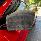 Thor The Weapon of Mass Drying (W.M.D) Premium Microfiber Drying Towel – Super Absorbent Dual-Pile Auto Detail Towel (Small 11" x 12") – Korean 1200 GSM Streak-Free Drying for Automobiles - 3 Pack