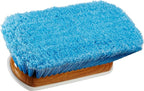 STAR BRITE 8" Premium Cleaning Brush - Synthetic Wood Block with Durable, High-Density Star Prene Fibers for Boat, RV & Auto Surfaces - Extend-A-Brush Handles - Medium Bristle, Blue (040171)